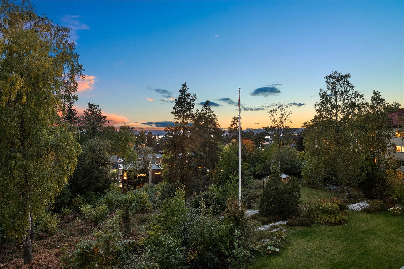 Utsikt fra balkongen