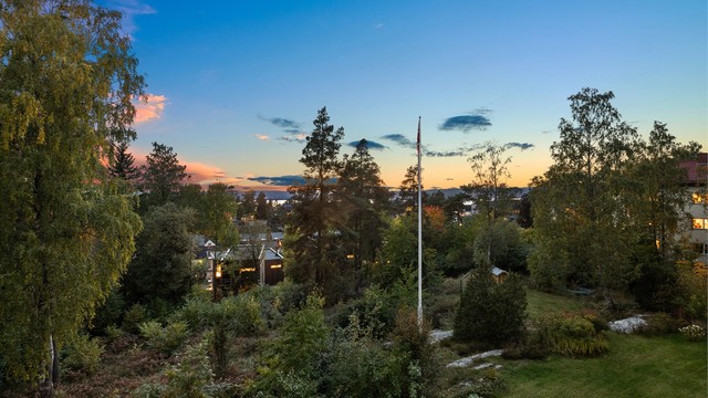 Utsikt fra balkongen