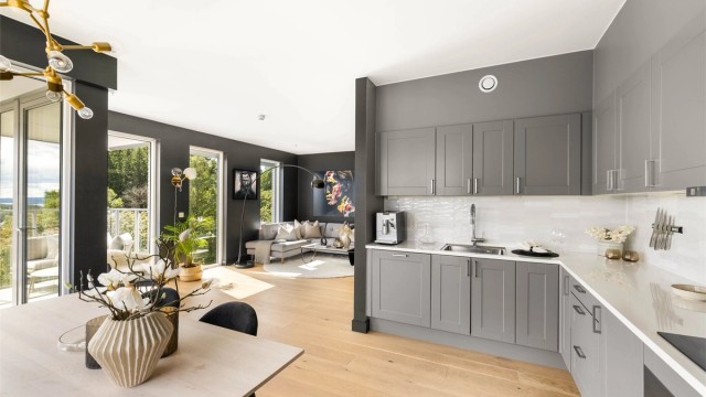 Velkommen til Stasjonsveien 55B! - Presentert av Therese Ekeli Berg v/ Eiendomsmegler Krogsveen. Foto: Studio Solberg.