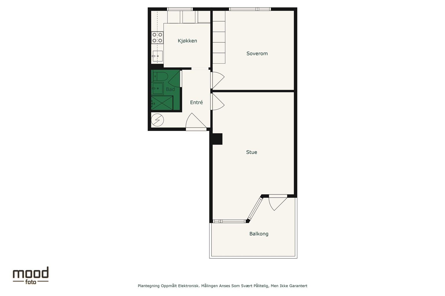 Leiligheten har en optimal planløsning