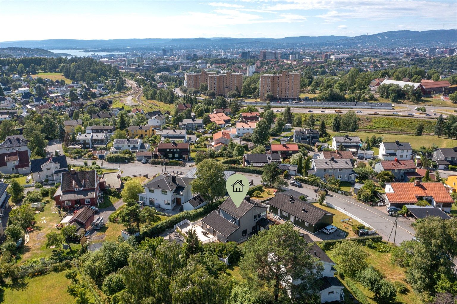 Flott intern beliggenhet på Godlia i Oslo. Foto: Martine Eren Jacobsen