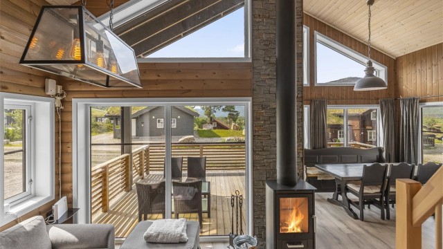 Hytten er på totalt 71 kvm i BRA-i