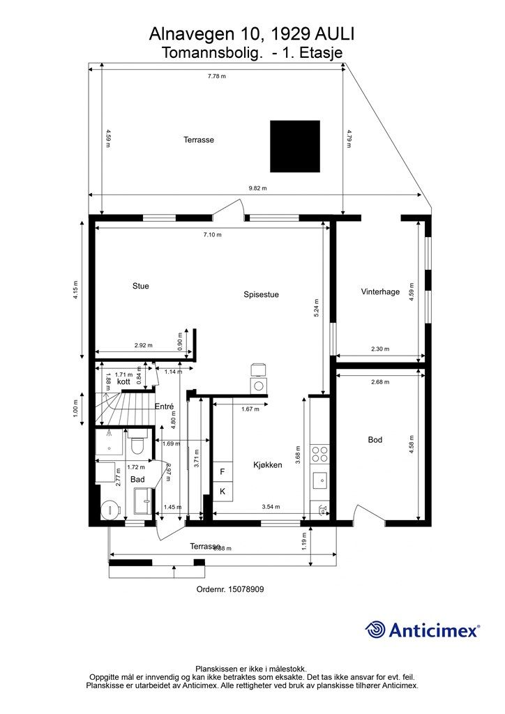 Plantegning - 1. etasje