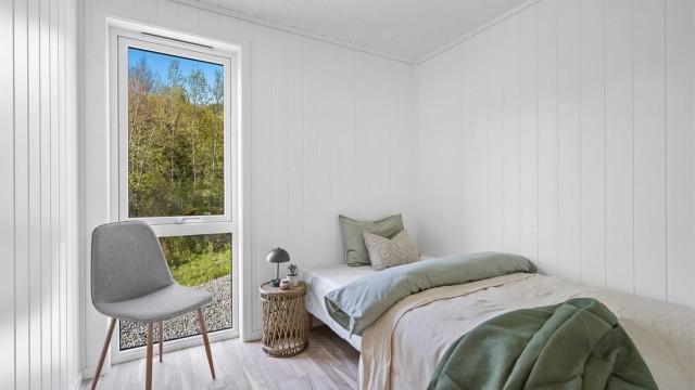 Bilde fra identisk hytte.