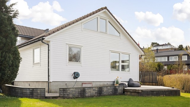 Flott opparbeidet hageanlegg