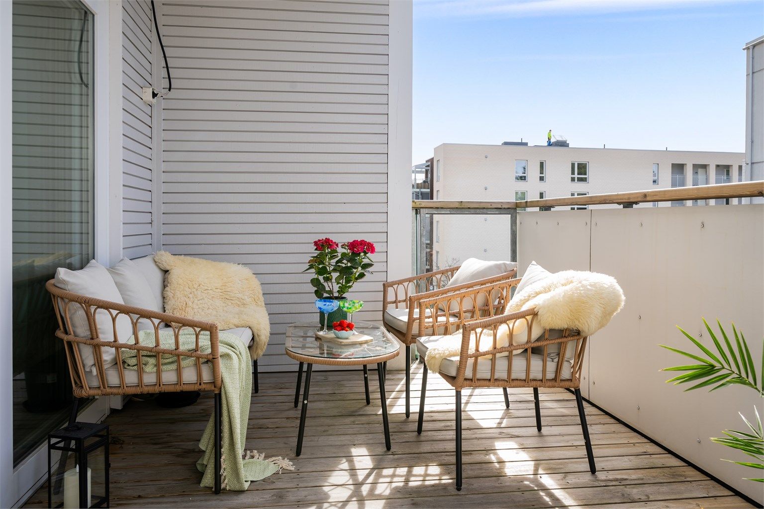 Her kan man nyte varme sommerdager i sola