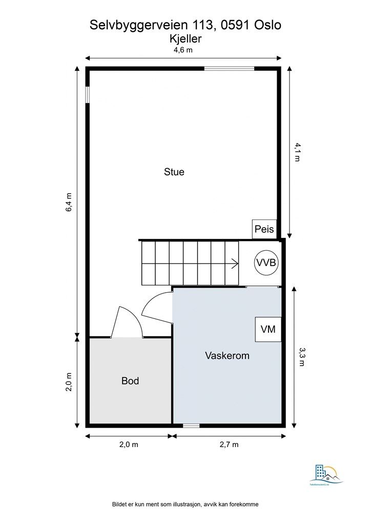 Plantegning - Underetasje