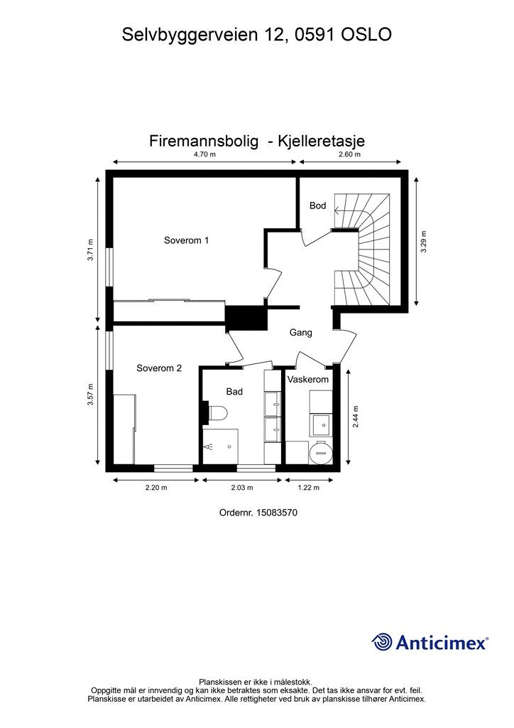 Plantegning - underetasje