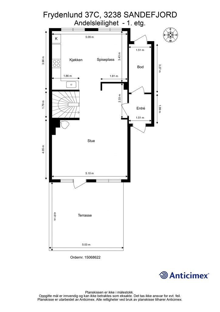 Plantegning - 1. etg.