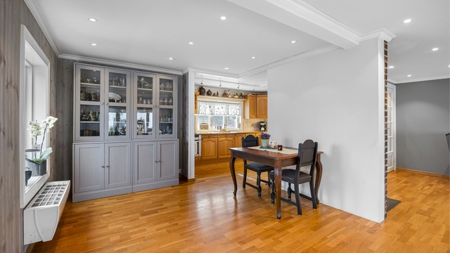 I huset er det også sentralstøvsuger som dekker alle tre etasjer i huset.