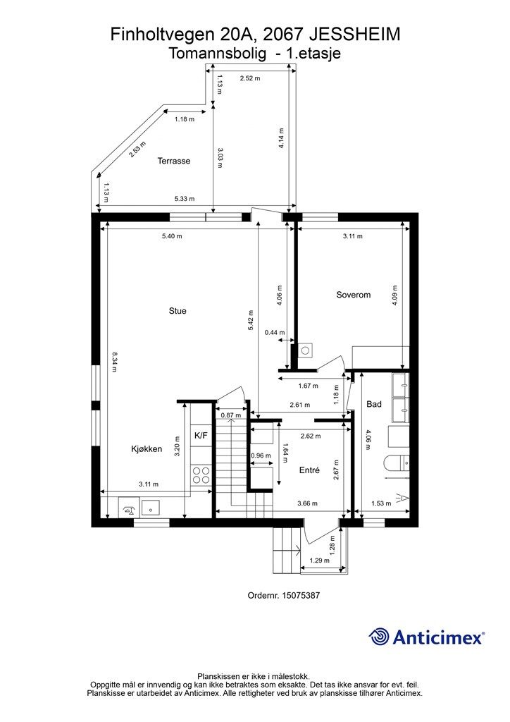 Plantegning 1.etasje.