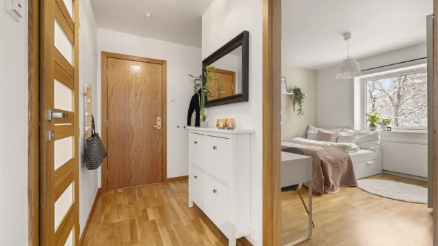 Vi beveger oss videre og tar en titt på soverommene.