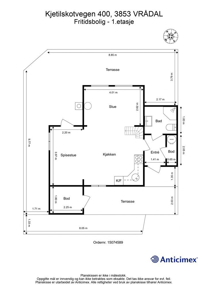 Plantegning 1.etasje
