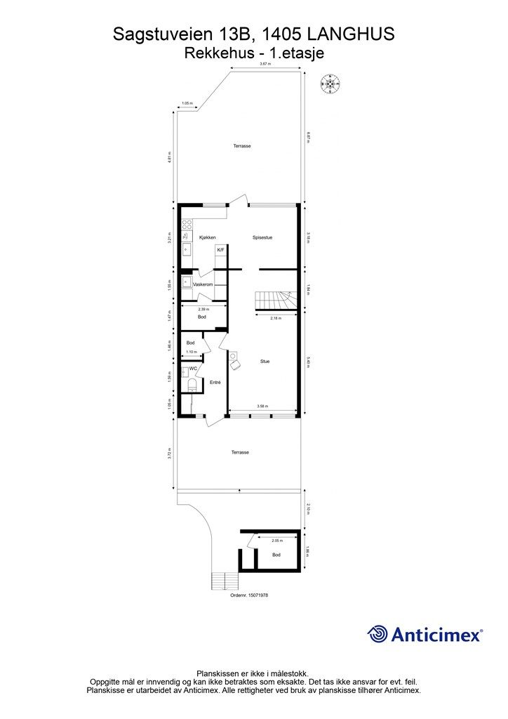 Plantegning - 1. etasje