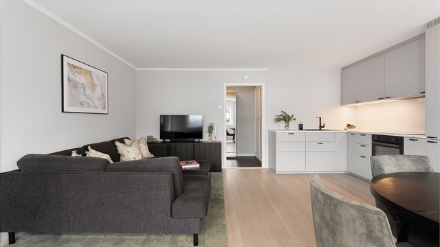 Her er det god plass for både avslapning og sosiale sammenkomster.