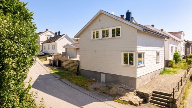 Sverres gate 16 presenteres av Amir Pedersen-Paydar i Krogsveen. Fotograf; Kristoffer Kristiansen.