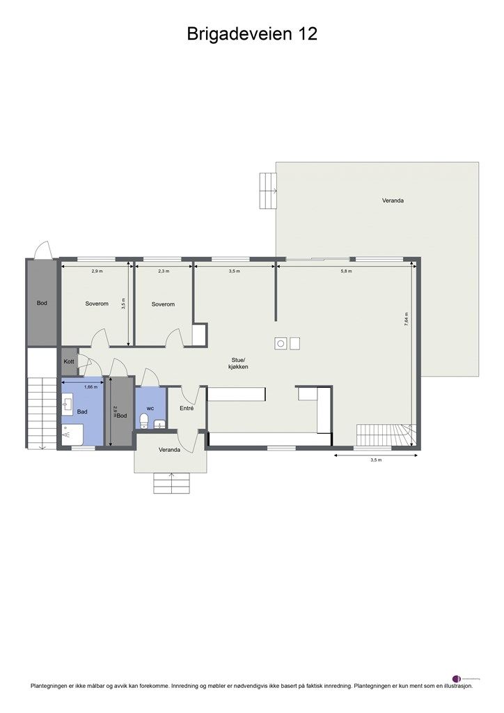 Plantegning 1. etasje