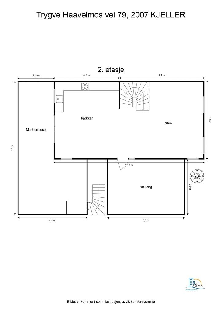 Plantegning 2. etasje.