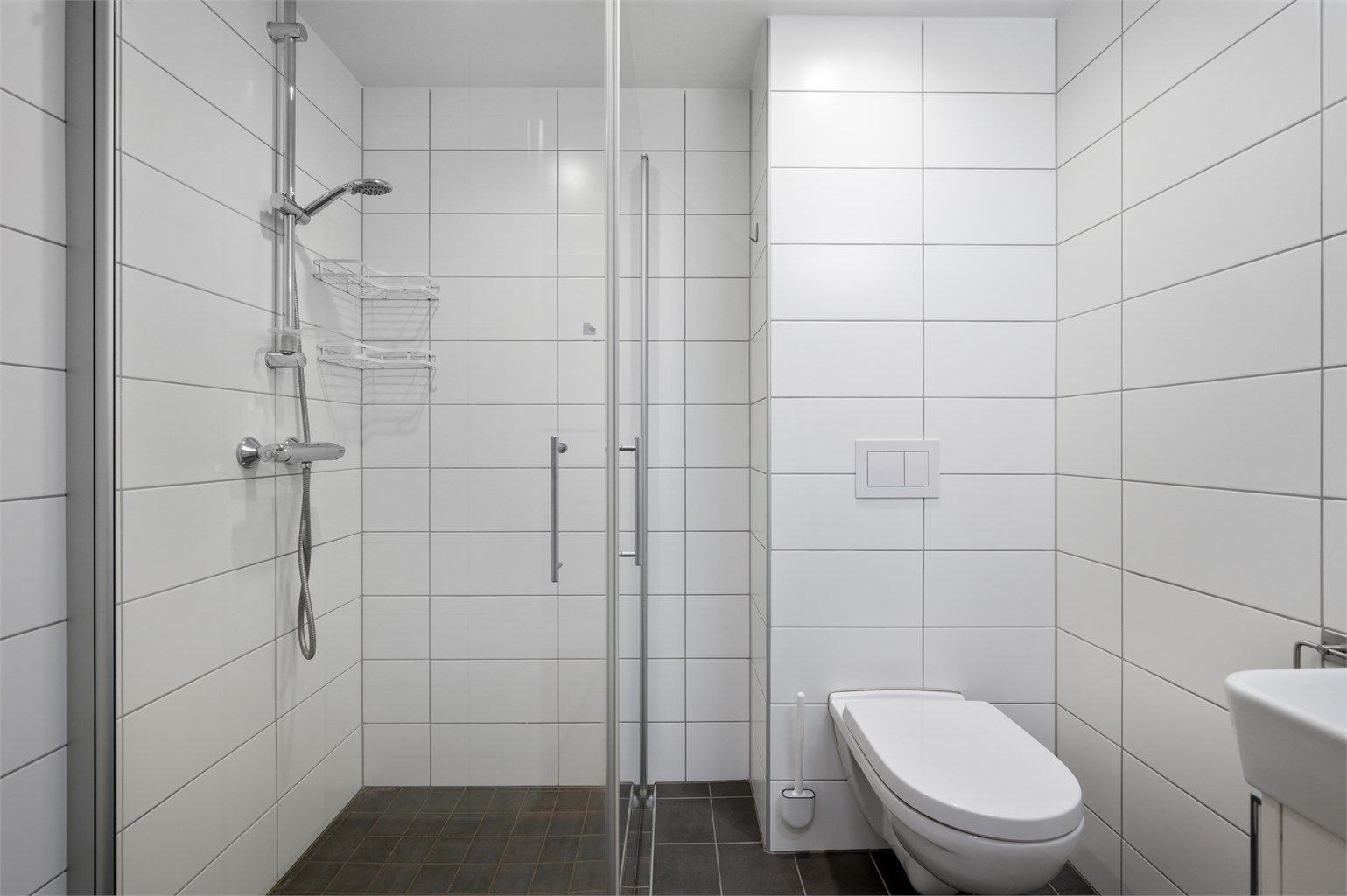 Pent flislagt bad på 2,9 kvm 