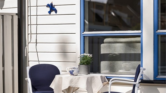 Detalj fra terrassen.