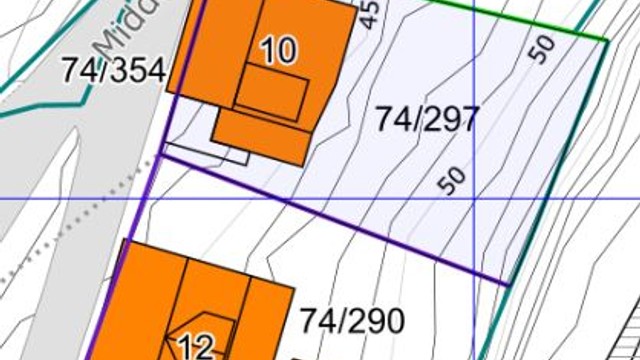 Tomtegrenser Hanthobakken 10.