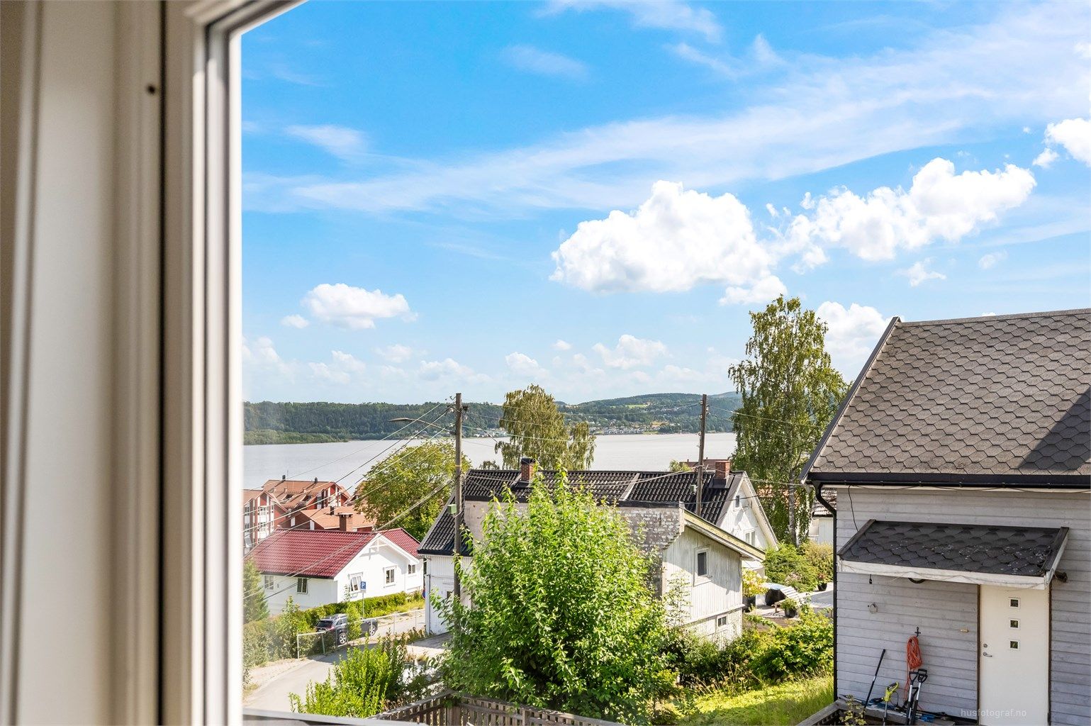 Utsikt fra soveromsvindu