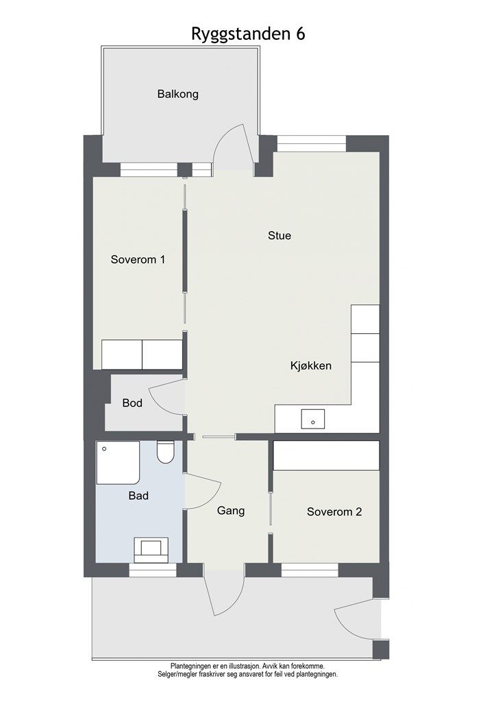 Plantegning 4. etasje