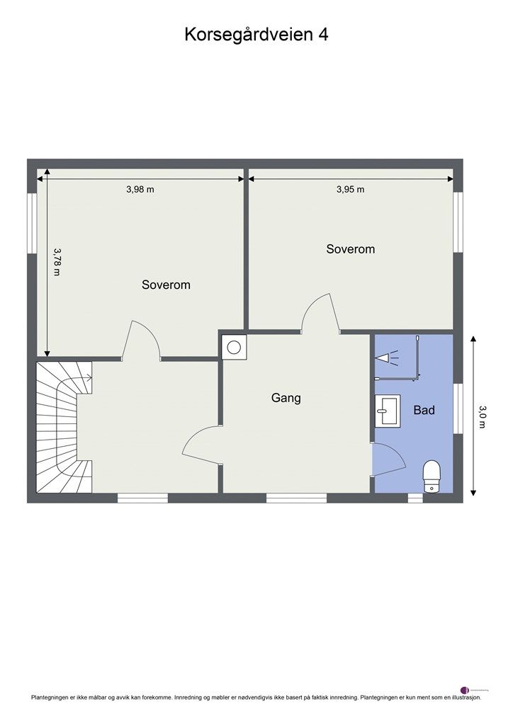 Plantegning - 2. etasje