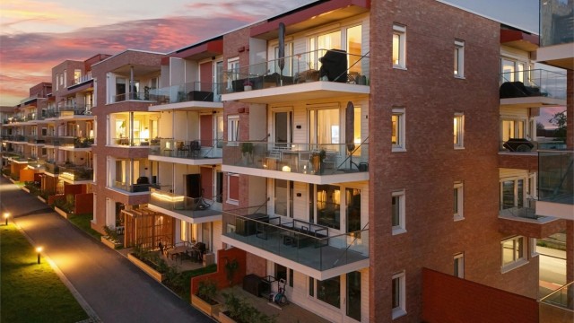 Bygget er utstyrt med balansert ventilasjon som sikrer et sunt og godt inneklima.
