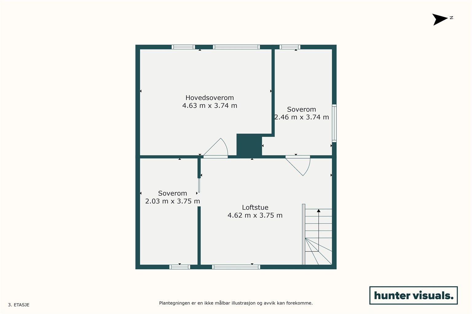 Plantegning 2. etasje