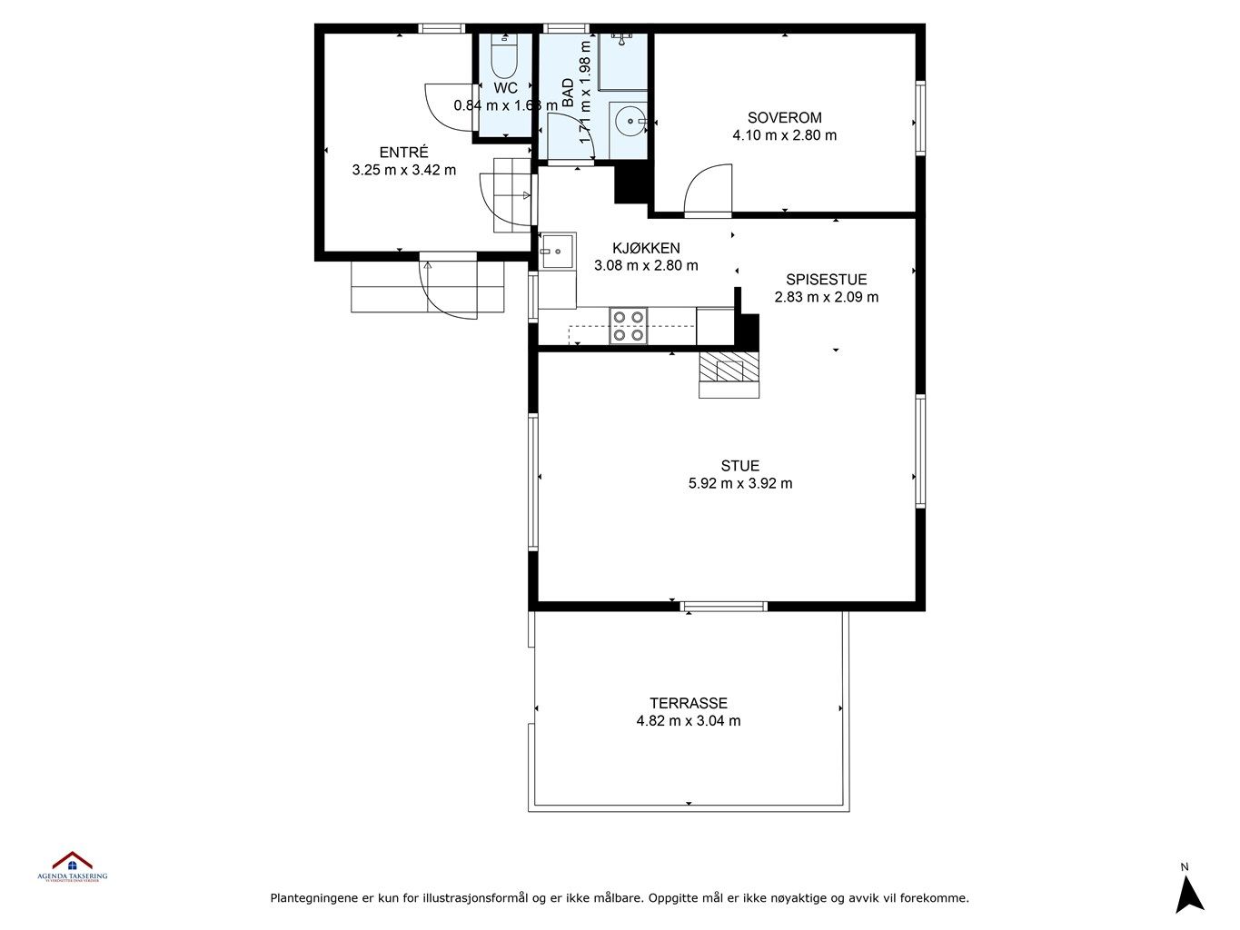 Plantegning 1. etasje