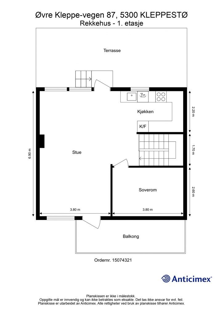 Plantegning overetasje