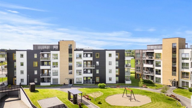 Beliggenhet i et rolig og etablert boligområde på Årnes. Foto: Anders Botnmark