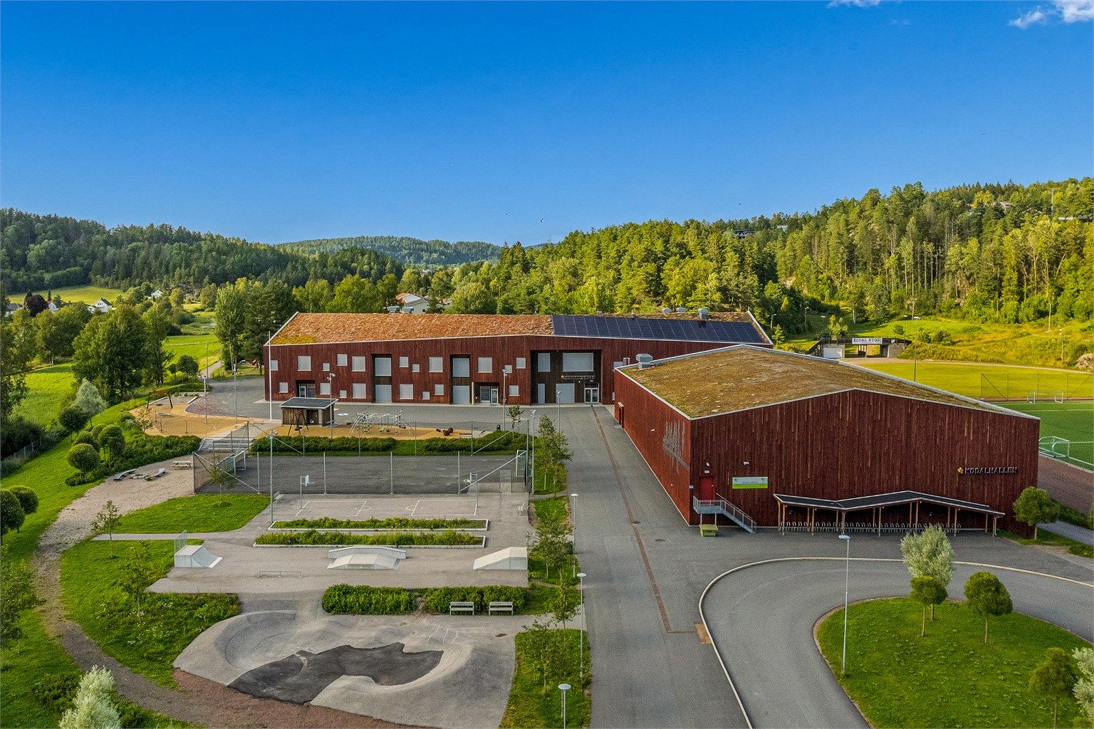 Kodal skole sto ferdig i 2020 som en moderne barneskole.