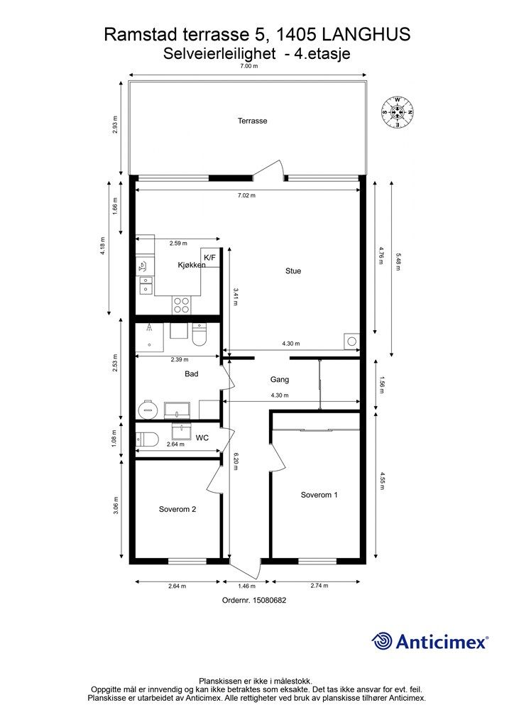 Plantegning 4. etasje 