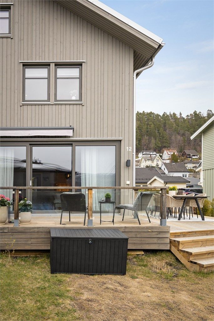 Mulighet til å dele inn uteplassen i ulike soner