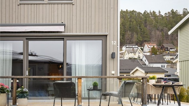 Mulighet til å dele inn uteplassen i ulike soner