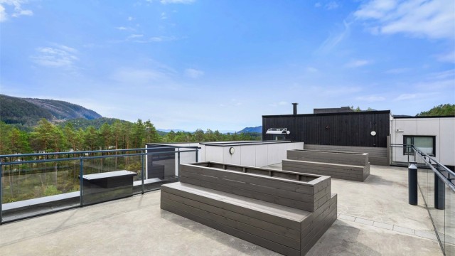 Felles stor takterrasse