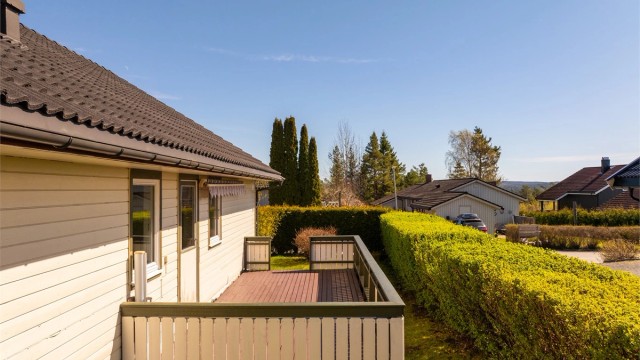 Solforholdene på Nordlitoppen er meget gode, dagen gjennom. Terrassen er på ca. 20 kvm. og sørvendt. Fotograf; Kristoffer Kristiansen.