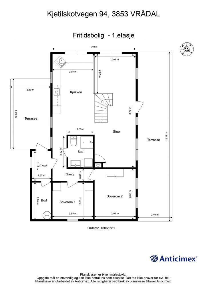 Plantegning 1.etasje