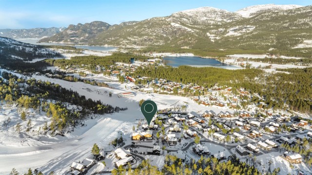 Kort vei til kafeen, alpinanlegget og for øvrig turområder