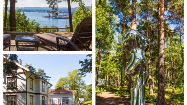 Kort kjøretur til Ekebergparken med skulpturparken, Ekebergrestauranten og flotte turområder.