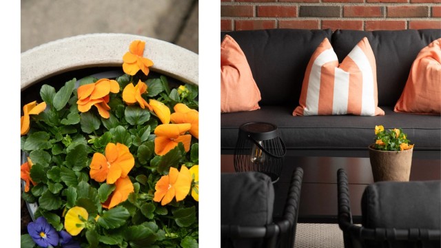 Uteplassen er et perfekt sted for å nyte rolige dager.