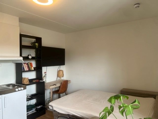 Sovesofa nedlagt som seng.