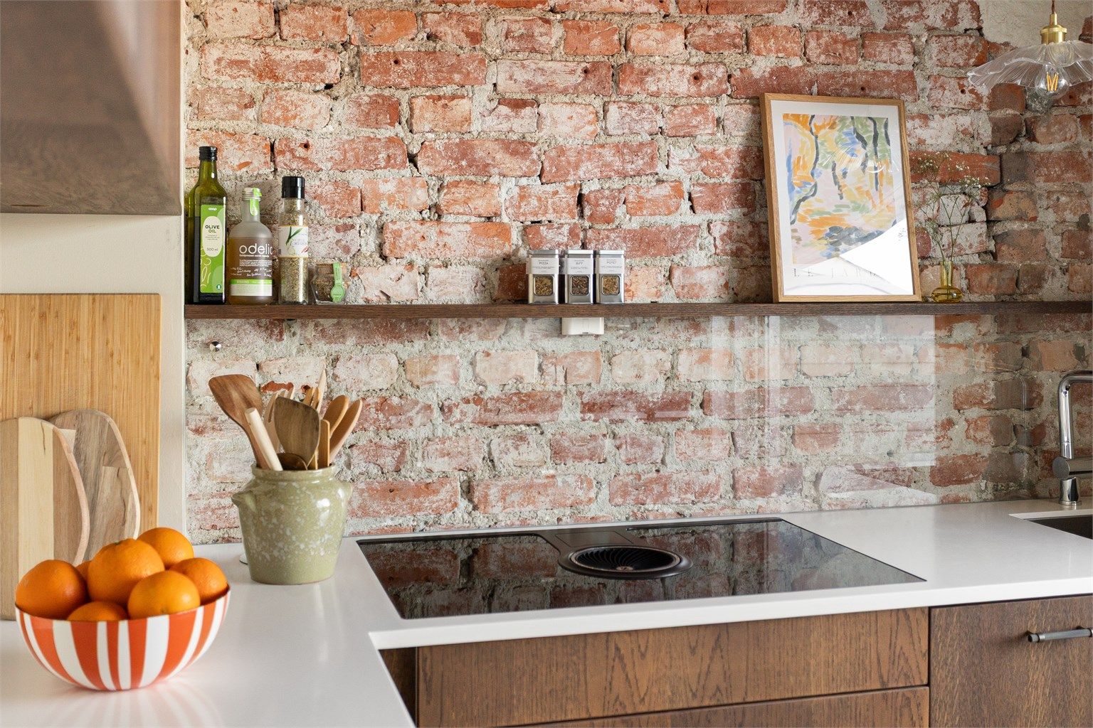 Platetopp med integrert ventilator sikrer et godt inneklima