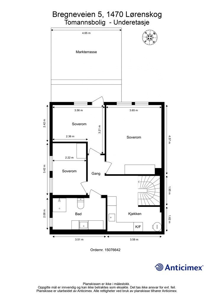 Plantegning Underetasje.