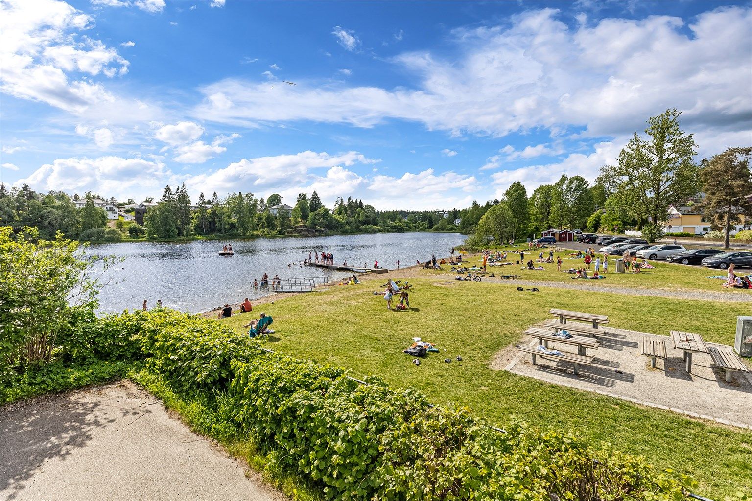 Populær Langvannet.