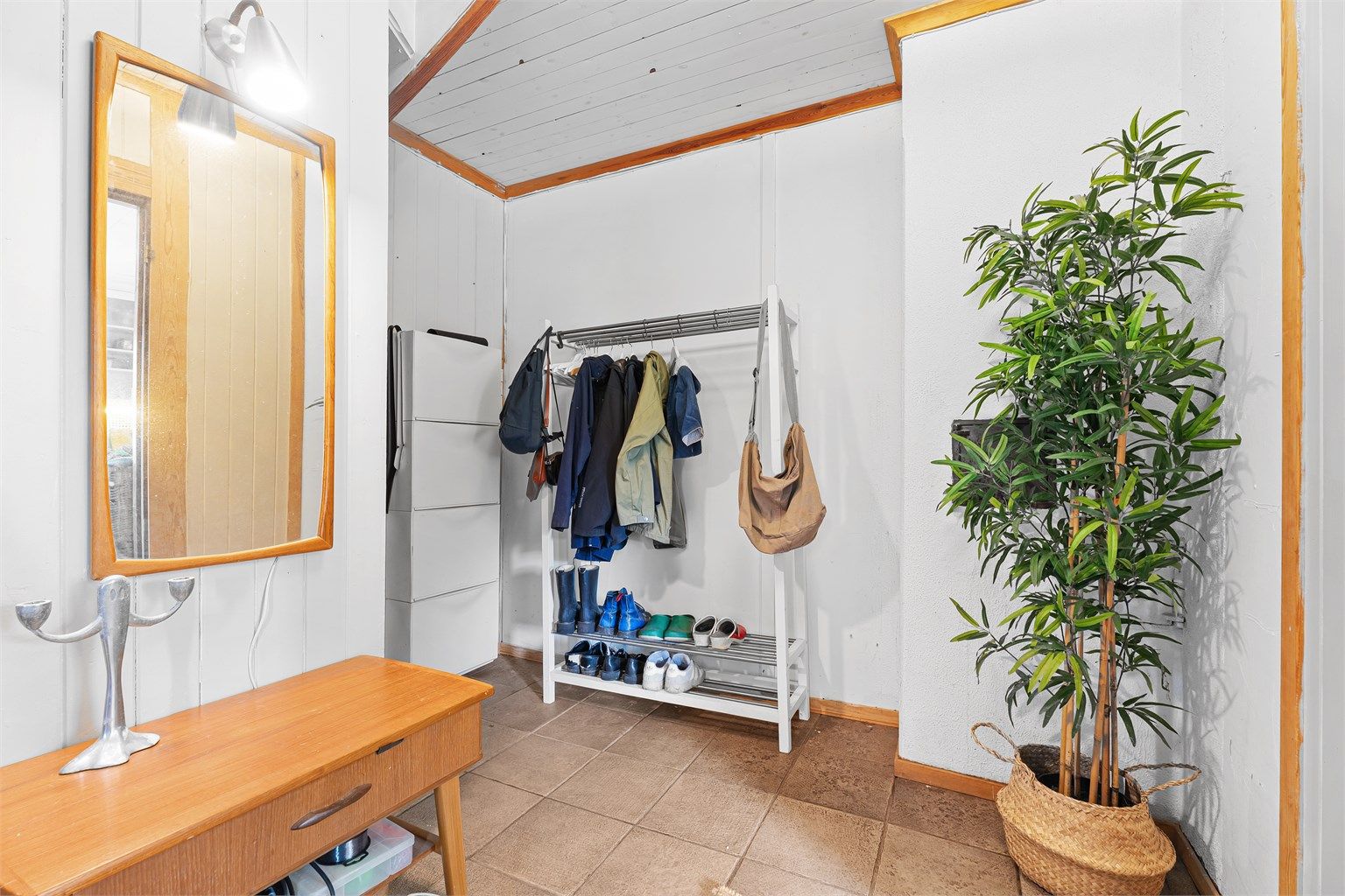 Gang med plass til ytterklær