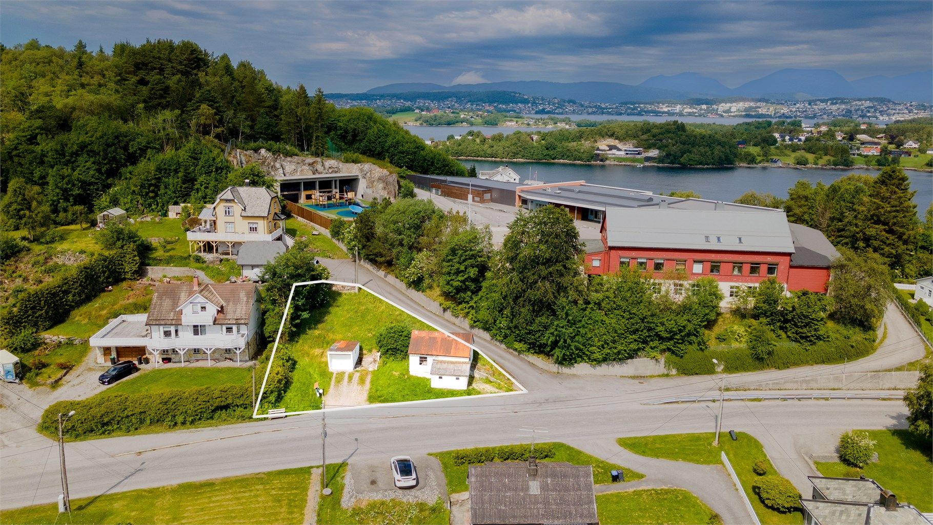 Ca markering av tomtegrense