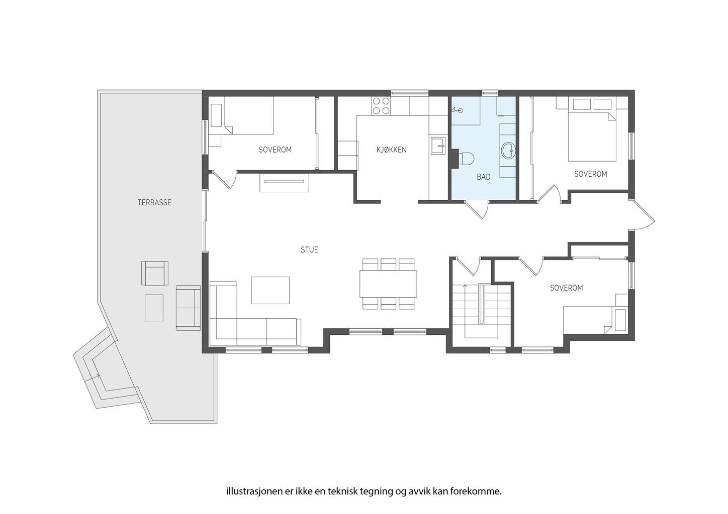 Plantegning - 1. etasje